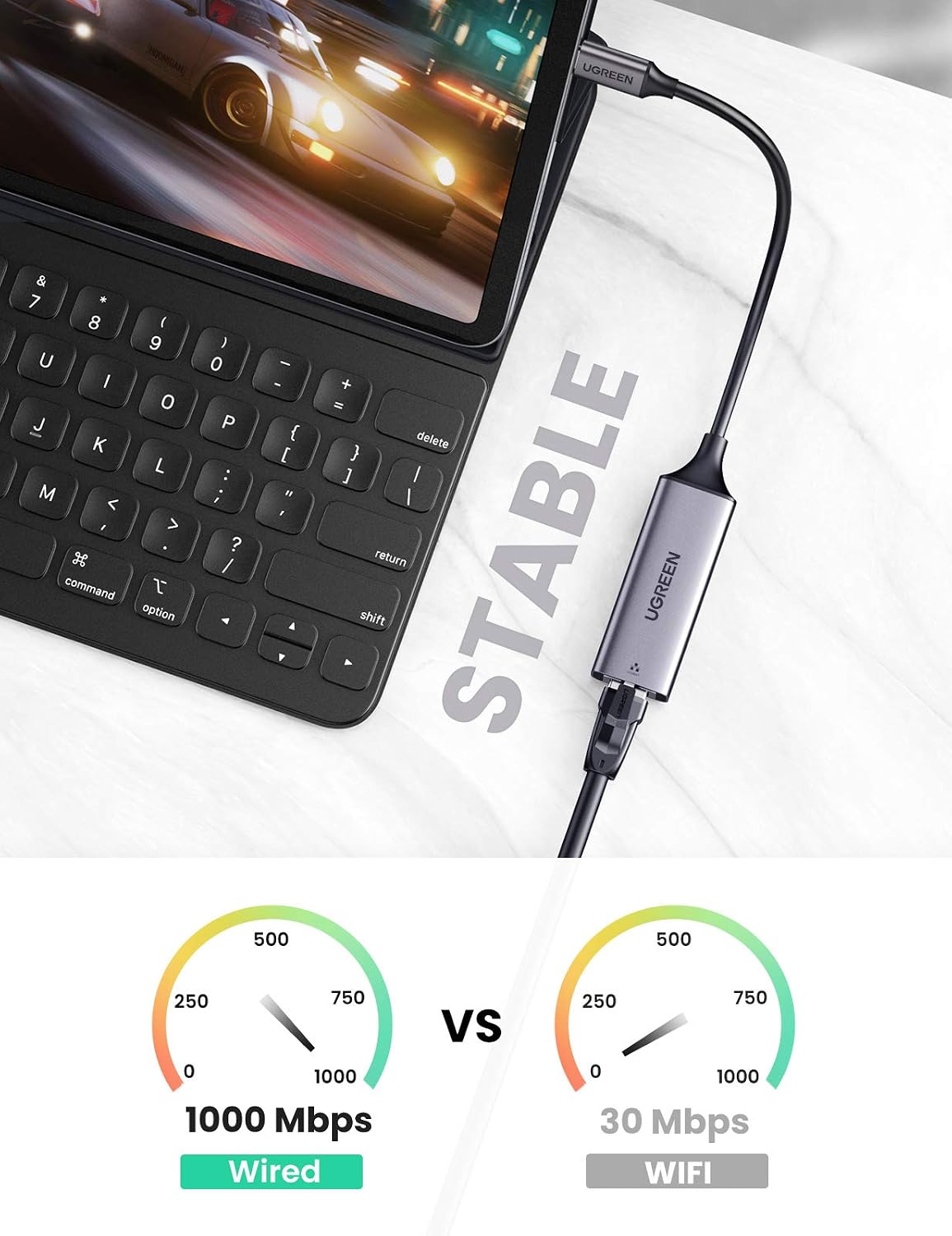 UGREEN USB C to Ethernet Adapter, Gigabit Wired Network Adapter - Image 4