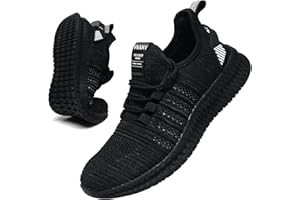 VNANV Men's Slip On Walking Shoes Fashion Running Sneakers - Lightweight Breathable Mesh Gym Tennis Comfortable Athletic