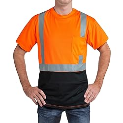 DPSAFETY High Visibility Shirts Quick Dry Safety T