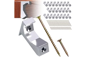 CNQLIS Squeaky Wood Relief Floor Repair Kit Can be Safely Used on Any 5/8 inch or Thicker subfloor,Eliminating Squeaky Floor Sounds,Without Holes(White,24 Pcs)