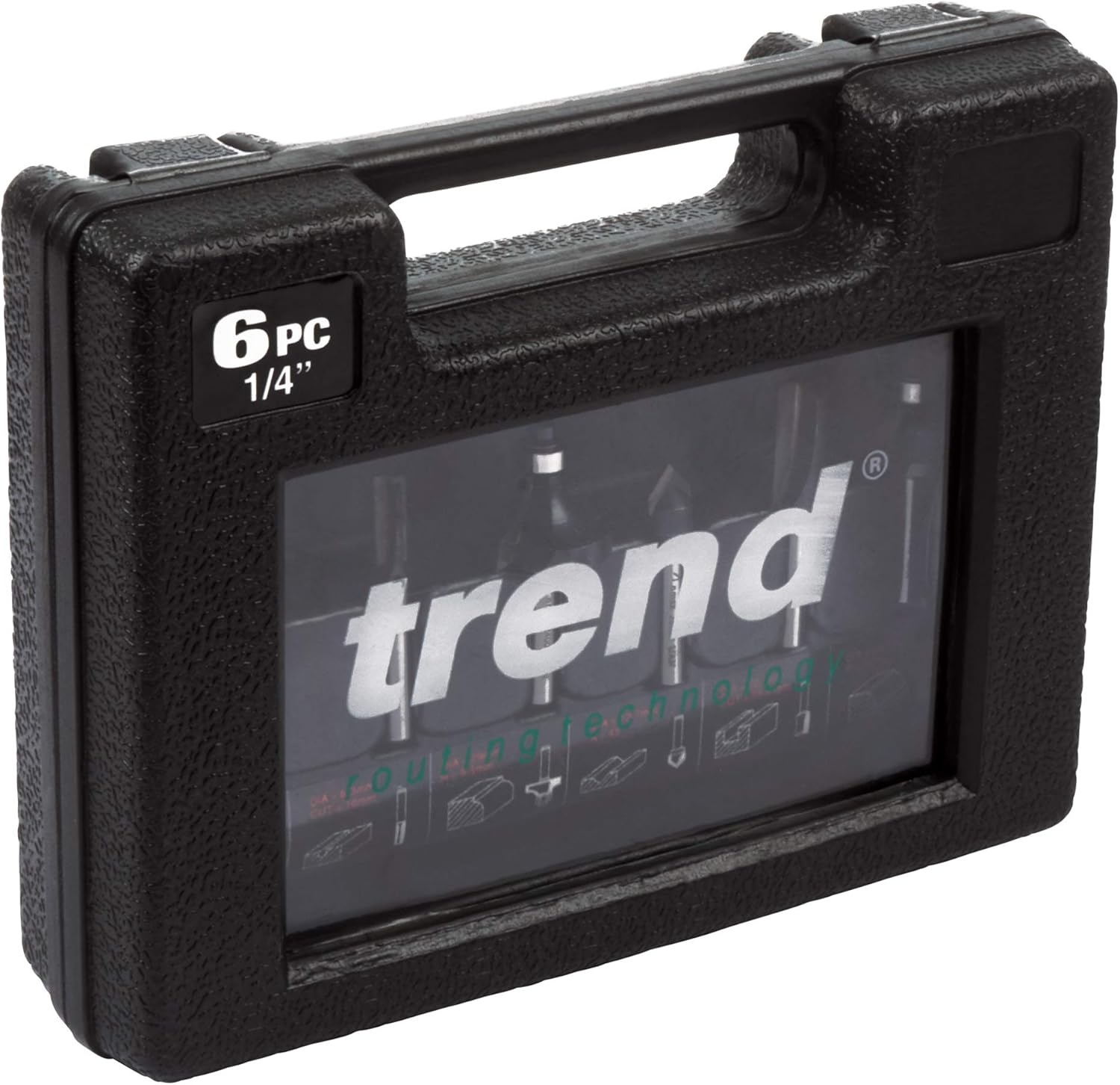 Trend 6 Piece Router Bit Starter Set, 1/4 Inch Shank, Tungsten Carbide Tipped, Storage Case Included, SET/SS11X1/4TC - Image 5