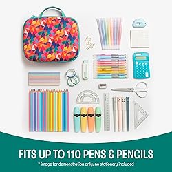 ZIPIT Colorz Large Pencil Box, Holds Up to 110