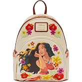 Loungefly Disney: Moana - Pua &amp; Heihei - Floral Live Action - Mini Backpack with Large Compartments - Great for Kids &amp; Adults - Collectible Bags