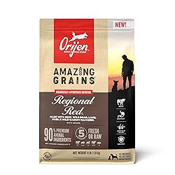 ORIJEN Amazing Grains High Protein Dry Dog Food