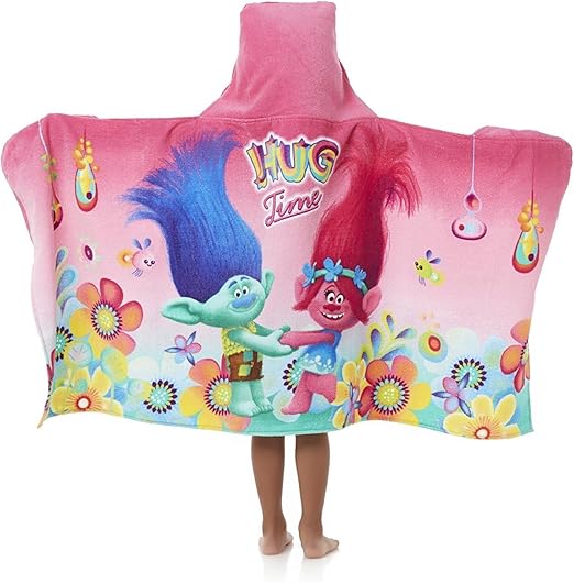 trolls hooded towel