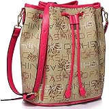 Ladies Drawstring Handbags Womens Draw String Bag Large Sized Patterened New With Adjustable Strap