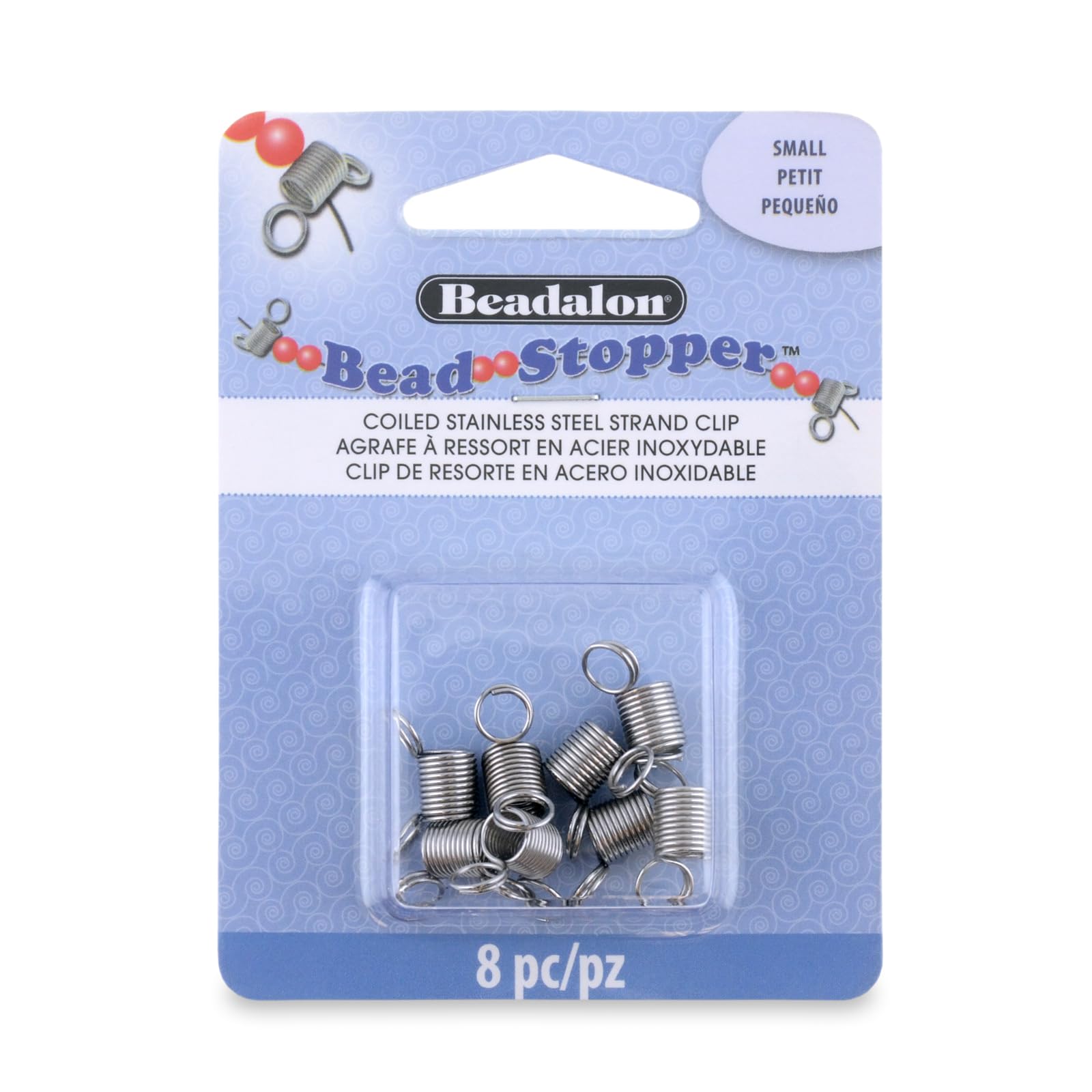 Beadalon 8-Piece Bead Stopper Small,