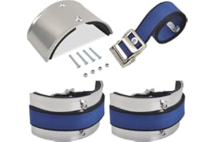 TBAPFS Drywall Stilt Replacement Parts, Universal Stilt Accessories Kit, Easy Use Leg Band Blue-Pair