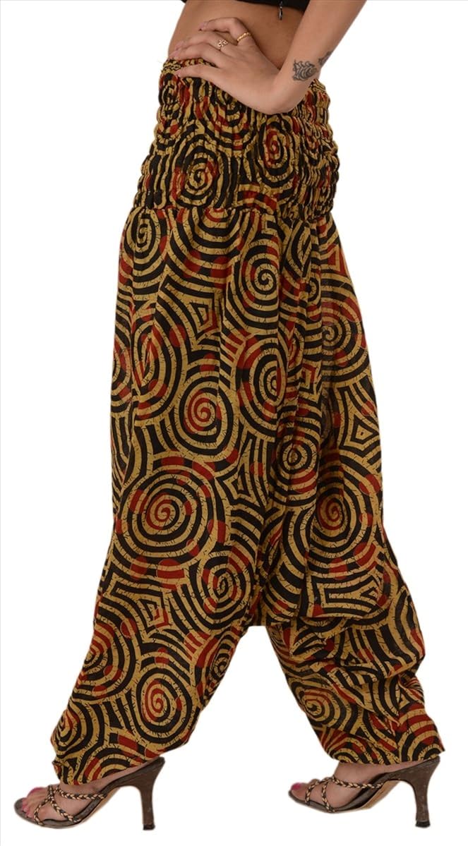 skirts & scarves women's afgani harem pant (pap70_multicolour_free size)