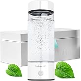 Hydrohealth Hydrogen Water Bottle for Kidney Health – 1600PPB Hydro Health Rechargeable Bottle with SPE/PEM Tech – Water Hydrogen for Daily Use | Turbocharge Energy, Strength & Metabolism