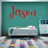 Multiple Font Custom Name Nursery Wall Decal Vinyl Sticker | Home Décor | Custom Kids Room Decal | Bedside Decals | Children’s Room| Car | Laptop