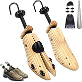 Wooden Shoe Stretcher, 4-Way Shoe Expander Widener Shoe Tree Extender for Women and Men