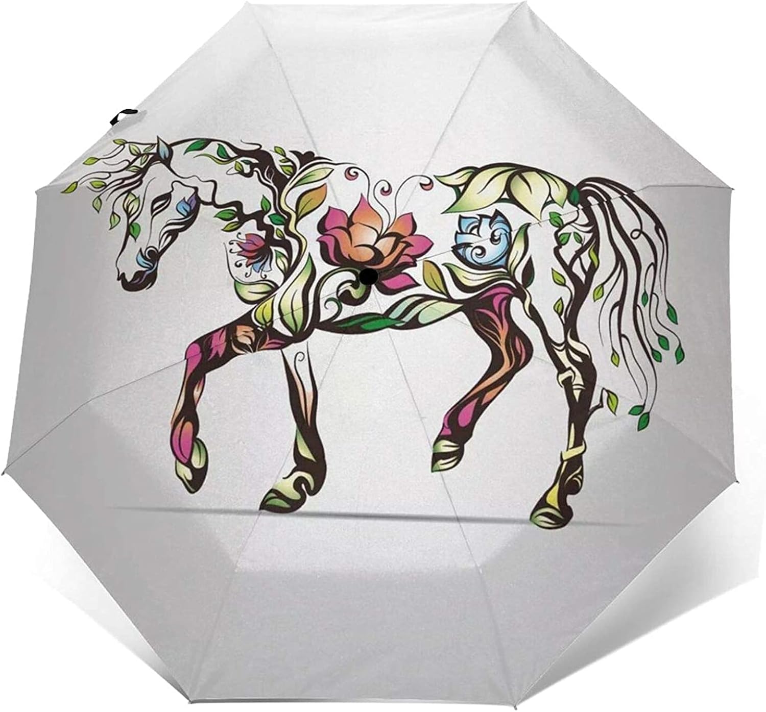 Automatischer Dreifach Gefalteter Regenschirm Personalisierter