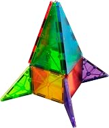 Magna-Tiles Classic 32-Piece Magnetic Construction Set Geometry Shapes view 11
