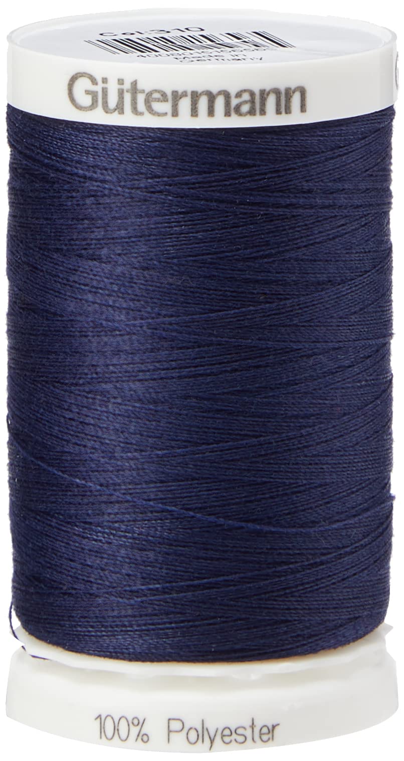 Gütermann Gutermann Sew All Polyester Thread, 500mtr, Navy Blue (0310), 5.5 x 3 x 3 cm
