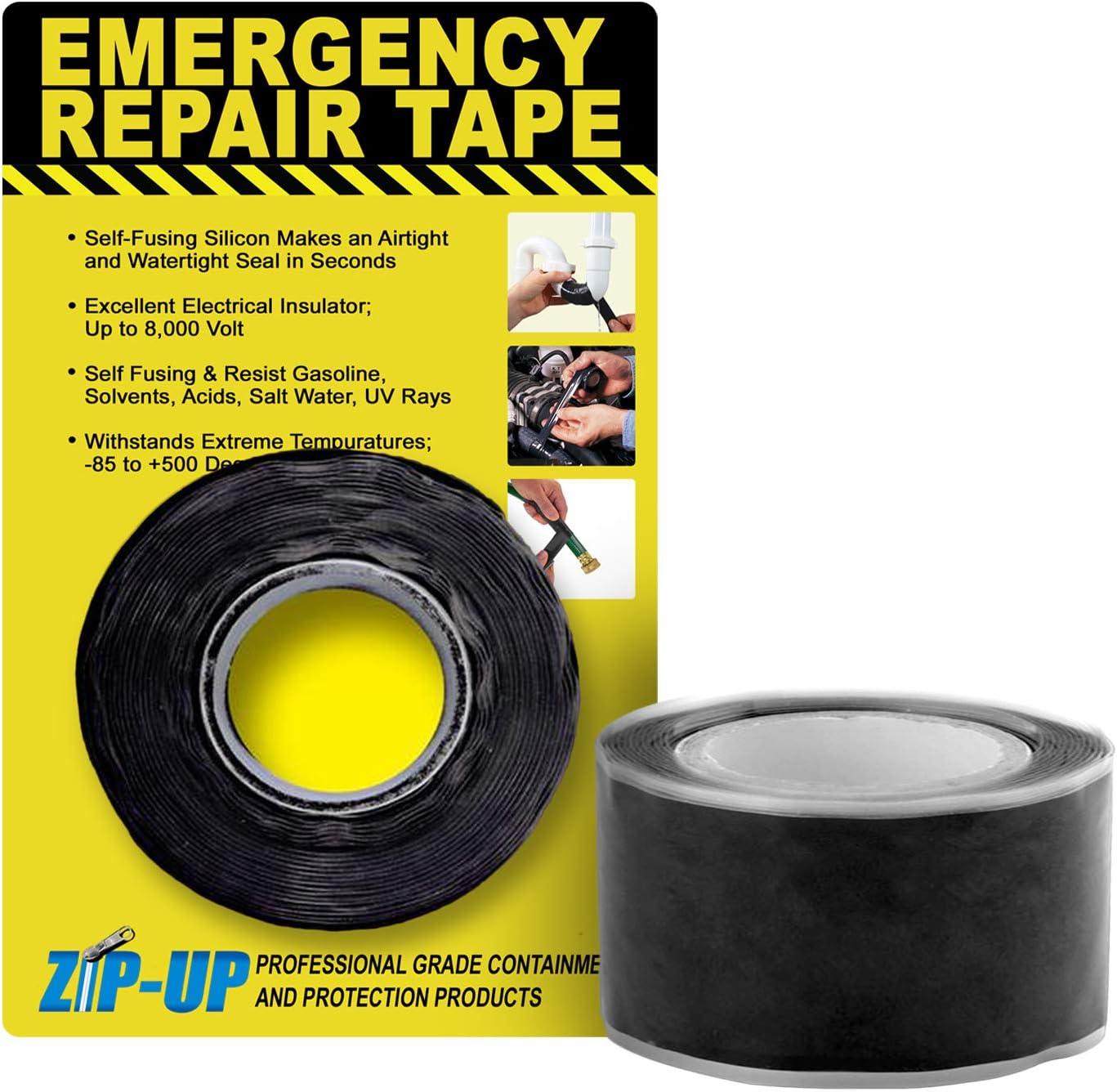 ZipUp Products ERT110 Self Fusing Silicone Emergency Repair Tape 1" x