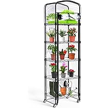 Abimars 5-Tier Greenhouse With Grow Light: Boost Your Indoor Garden