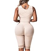 Snatched Body - Women's Stage 1 Faja Colombianas with Bra Shapewear BBL Post Surgery Compression Garment Butt Lifting