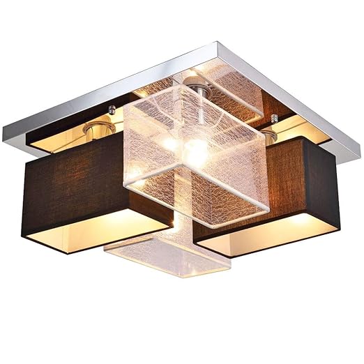 Wzrylt Design Modern Ceiling Lamp Ceiling Flush Light Drum Rope