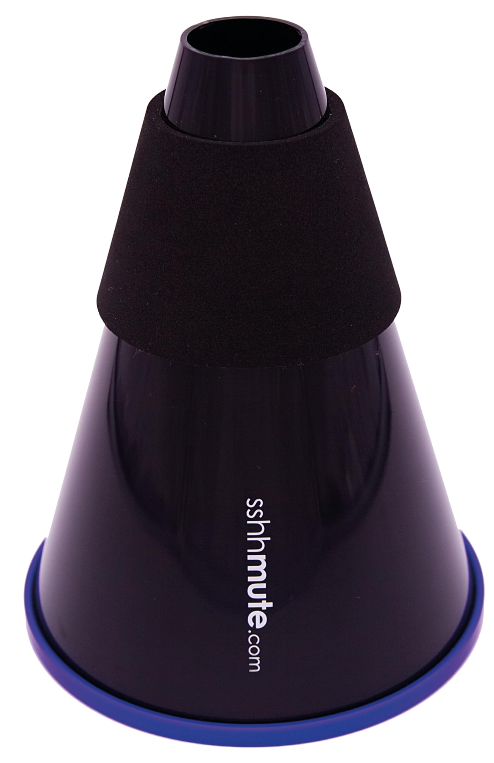 Sshhmute French Horn Practice Mute, Practice Aids for French Horn Music Players, Brass Instrument Accessories for Adults & Kids, Music Gadgets for Beginner & Student, Cork Seal, Blue