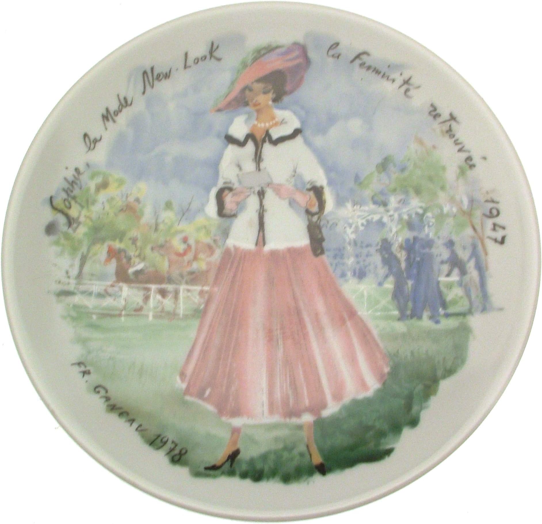 Limoges Women of the Century Sophie la Mode New Look Sophie of the New Look Femininity Recovered - CP1361