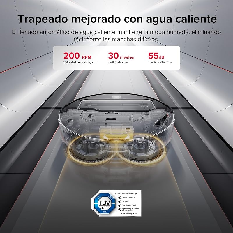 Saros Z70 Robot Aspirador Succión Extrema de 22000 Pa