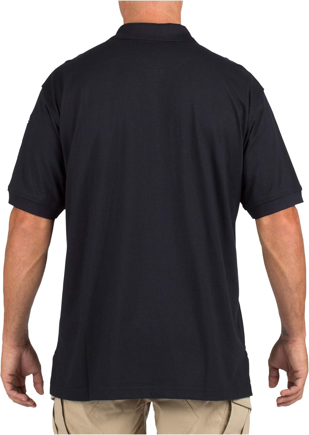 5 11 Tactical Men S Jersey Knit Short Sleeve Shirt Wrinkle Resistant Cotton Pen Pocket Style 71182