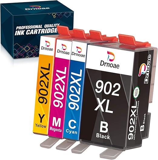 Amazon.com: Drnoae 902 Compatible Replacement for HP 902XL 902 XL Ink Cartridges, Work with HP 