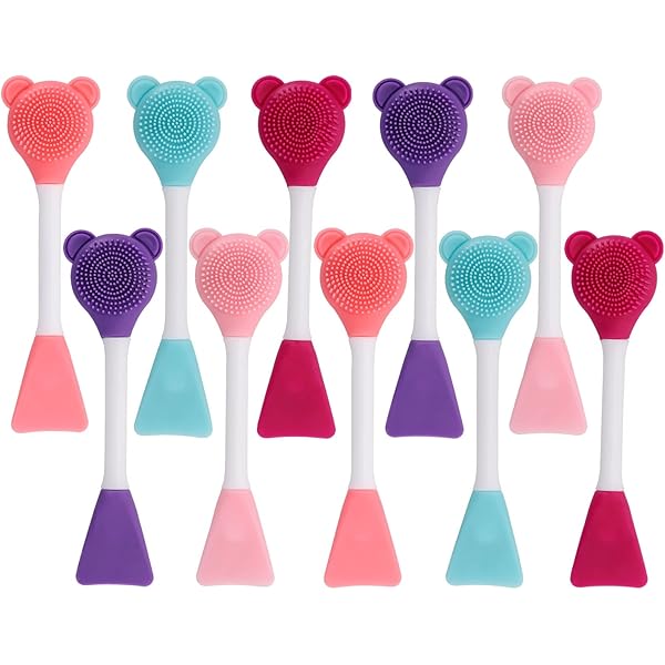 Amazon.com: 20 Pcs Silicone Face Mask Applicator, 2 in 1 Double