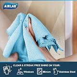 Airlab 8 Pcs Microfiber Cleaning Cloths Nanoscale Lint Free 12x16 view 5