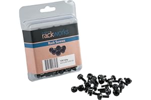 GATOR CASES Rackworks Standard Size Rack Screws; 100 Pack (GRW-SCRW100)