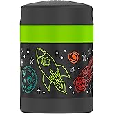 Thermos Stainless Steel Vacumm Insulated 10 Ounce Food Jar with Spoon, Space