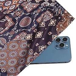 DIOTSR Mens Mesh Paisley Shorts, Casual Retro