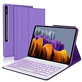 YEHOBU Galaxy Tab S7 FE Keyboard Case 12.4'' - 7