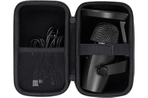 co2CREA Hard Case Replacement for Logitech Creators Blue Yeti Nano USB Microphone