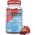 Garden of Life Dr Formulated 5 Billion CFU Prebiotic Fiber, Probiotic and Vitamin D3 Gummies for Kids Digestive & Immune Health – Gluten Free, Non GMO, No Added Sugars, Strawberry Flavor, 60 Gummies