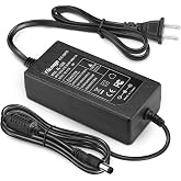 Facmogu DC 12V 3A Power Adapter, 100-240V AC to DC 12 Volt Power Supply | 12V DC Power Supply w/ Barrel Connector 5.5x2.5mm &amp; 5.5x2.1mm | Desktop Adpater | Switching Transformer AC/DC Power Converter