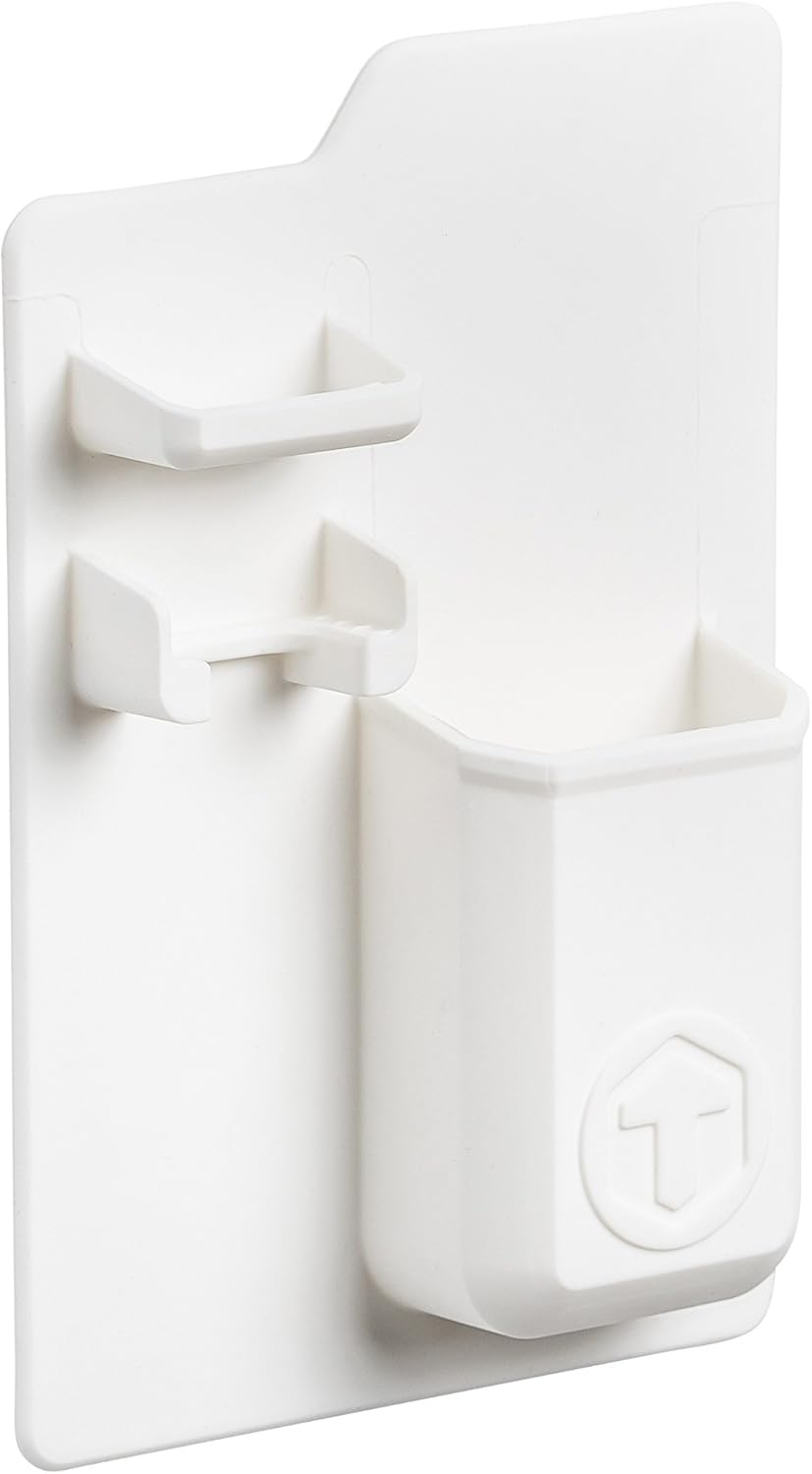 Tooletries - The Harvey (Charcoal), Silicone Waterproof Toothbrush Holder/razor Holder For Small Toiletry Items, Silicone Toiletry Organizer, Shower And Bathroom. Features Silicone Grip Technology: Home & Kitchen