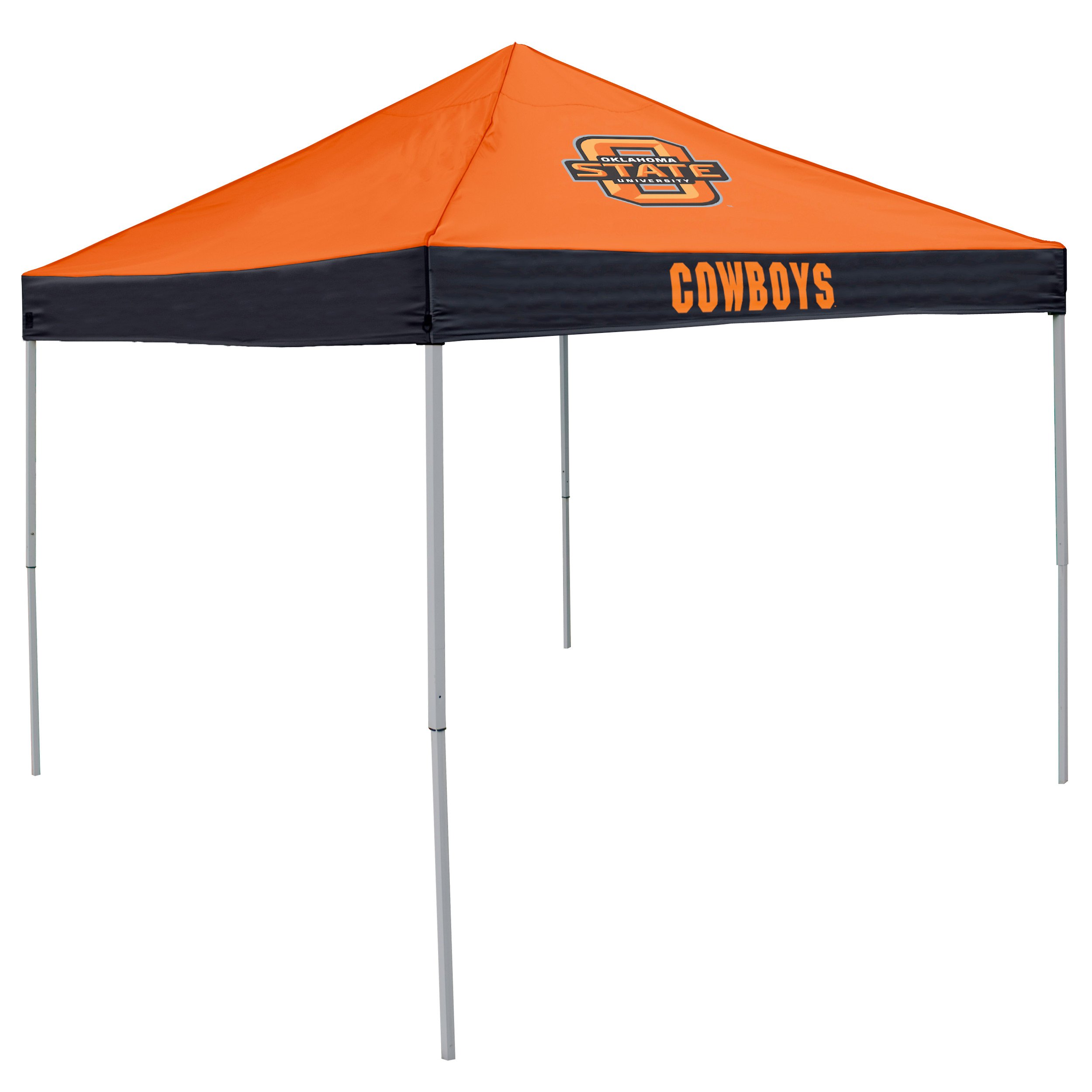 Logo Brands NCAA OK State Cowboys Unisex Adult Economy Canopy Tailgate Tent, Multicolor, One Size