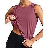 Dragon Fit Womens Ice Silk Workout Tank Tops Sleeveless Cropped Yoga Shirt for Running Gym Summer