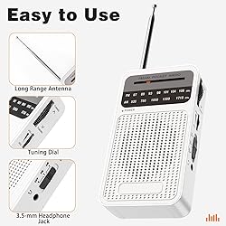 Portable Radio AM FM, Goodes Transistor Radio with