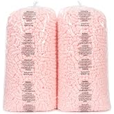 Bubblefast! Brand 7 cu ft (45 gallons) Pink Anti Static Packing Peanuts Popcorn (Two 3.5 cu ft Bags)