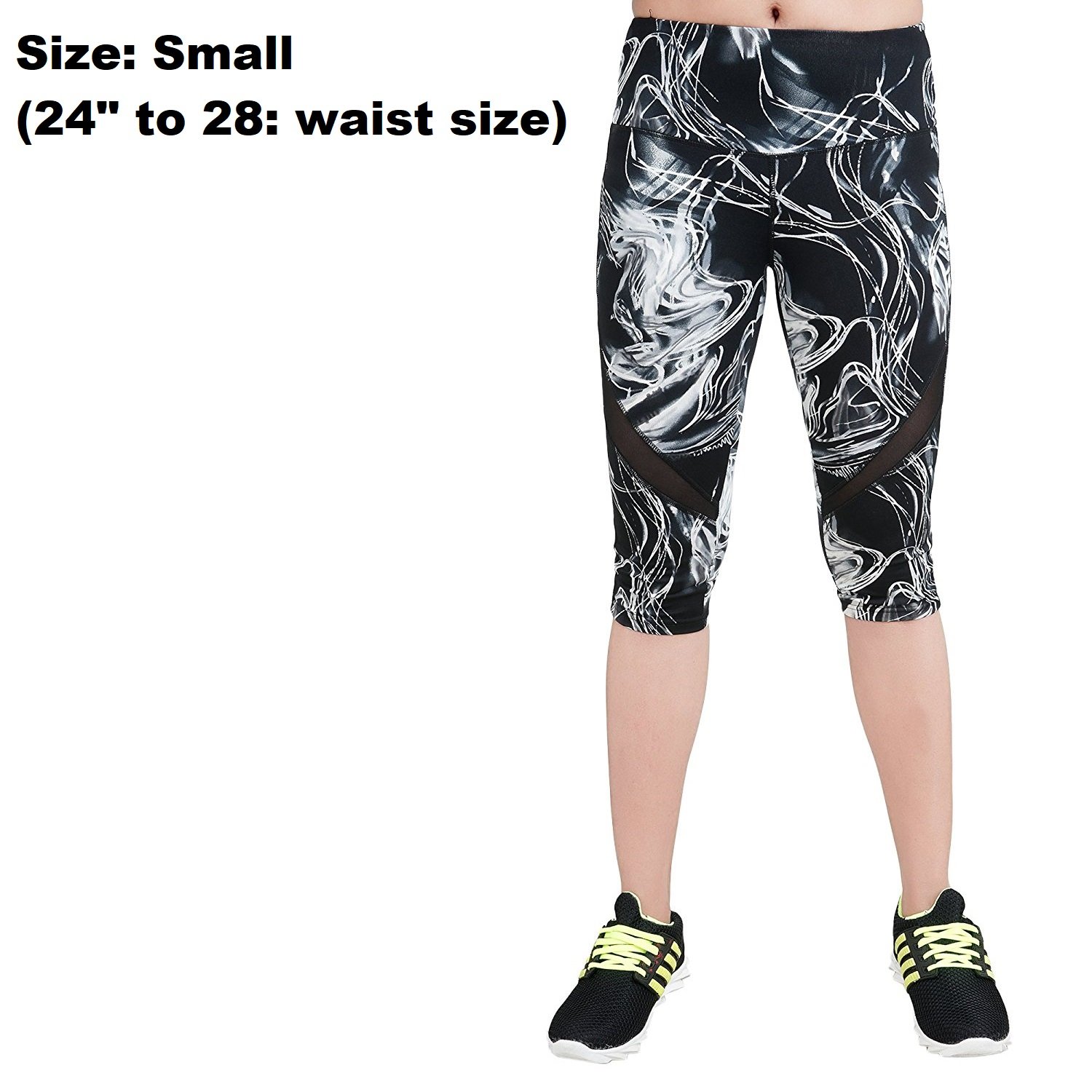 cotson women's blended lycra capri (multicolour,free size)