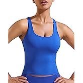 RUNNING GIRL Tank Tops with Built in Bras, Racerback Activewear Yoga Workout Tops for Women