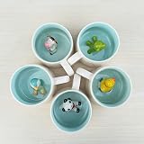 LOZACHE 3D Cow Mug 12oz Cute Inside Cartoon Handmade Figurine Milk Tea Cup view 6