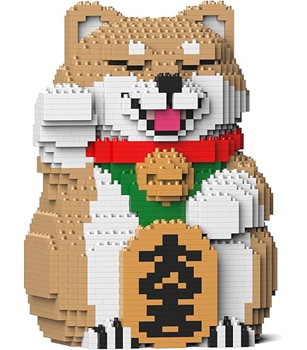 Amazon.com: JEKCA Shiba Inu 02S-M02 | Dog Plastic Building Blocks