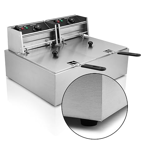 Autocompra Freidora Eléctrica 20L 5000W Freidora Industrial Acero ...