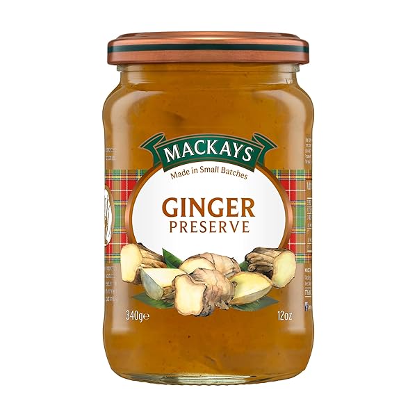 MACKAYS GINGER PRESERVE, 12 OUNCE