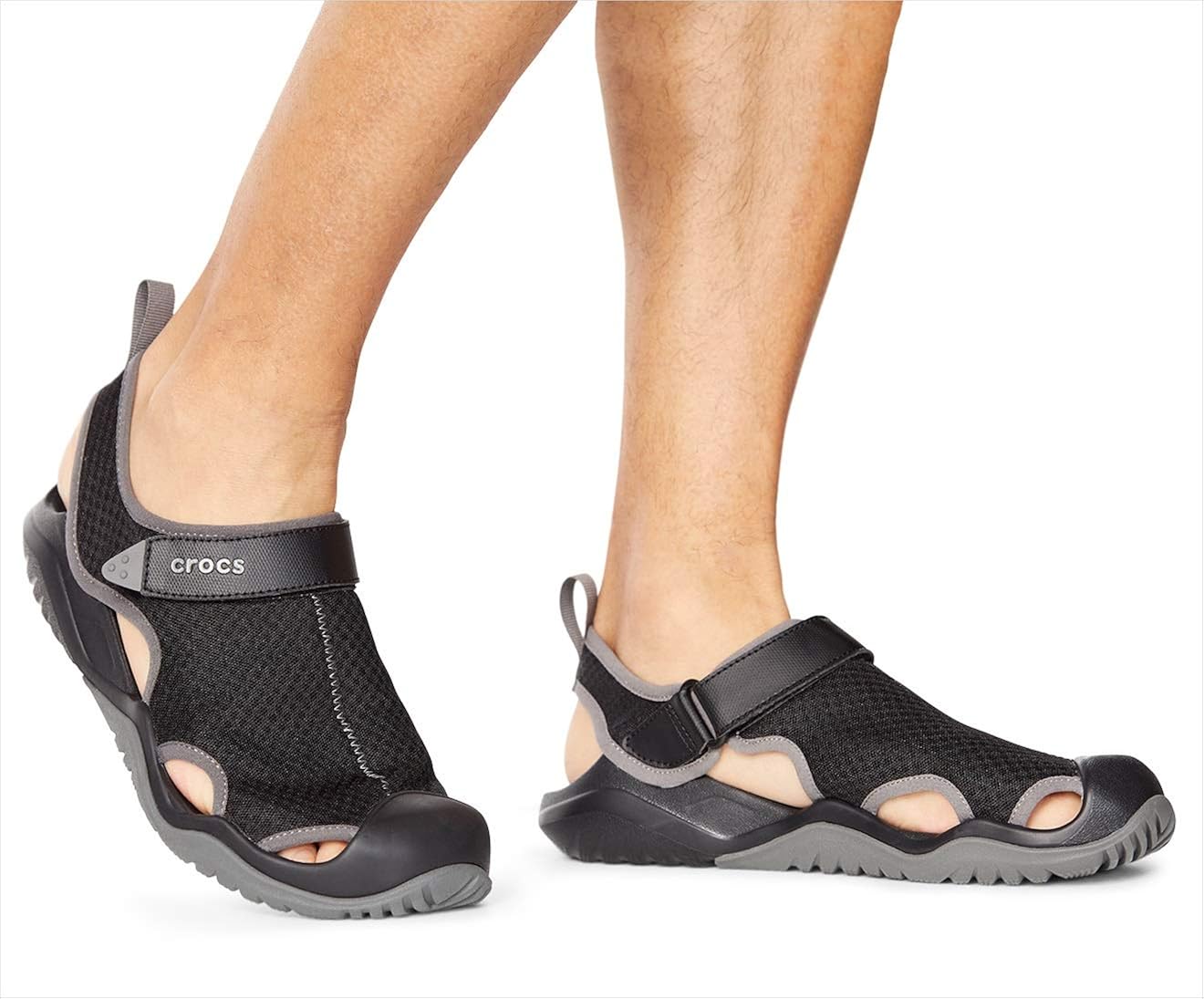  | Crocs Men's Swiftwater Mesh Deck Sandal Sport | Sandals