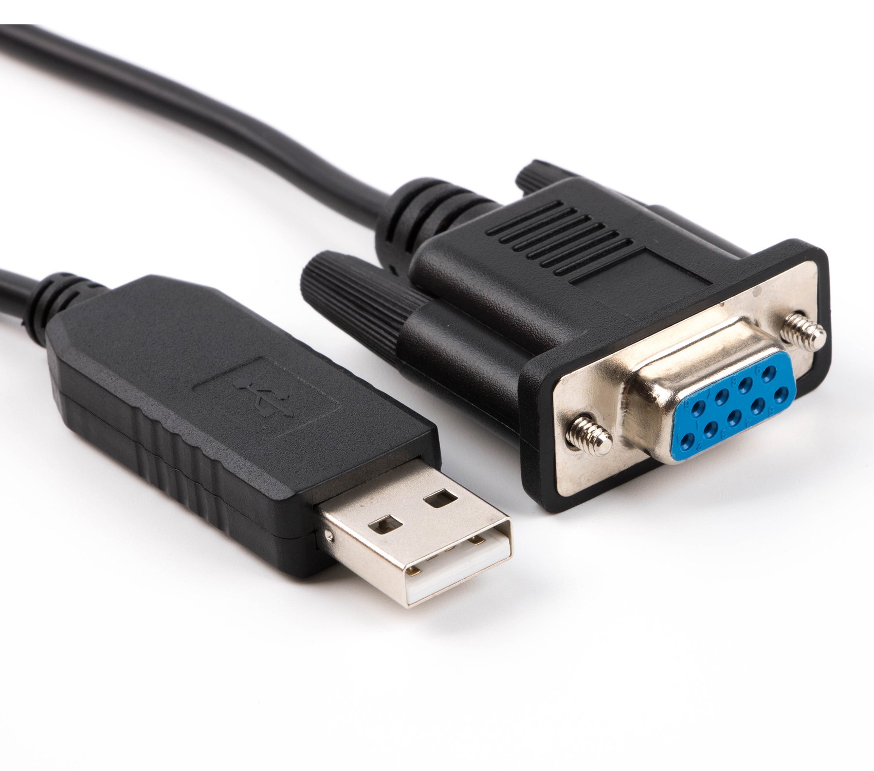 usangreen Pl2303TA USB RS232 to DB9 Cross Wired Rollover Null Modem Cable (Standard pinout: 2-RXD, 3-TXD, 5-GND, 7-RTS 8-CTS)